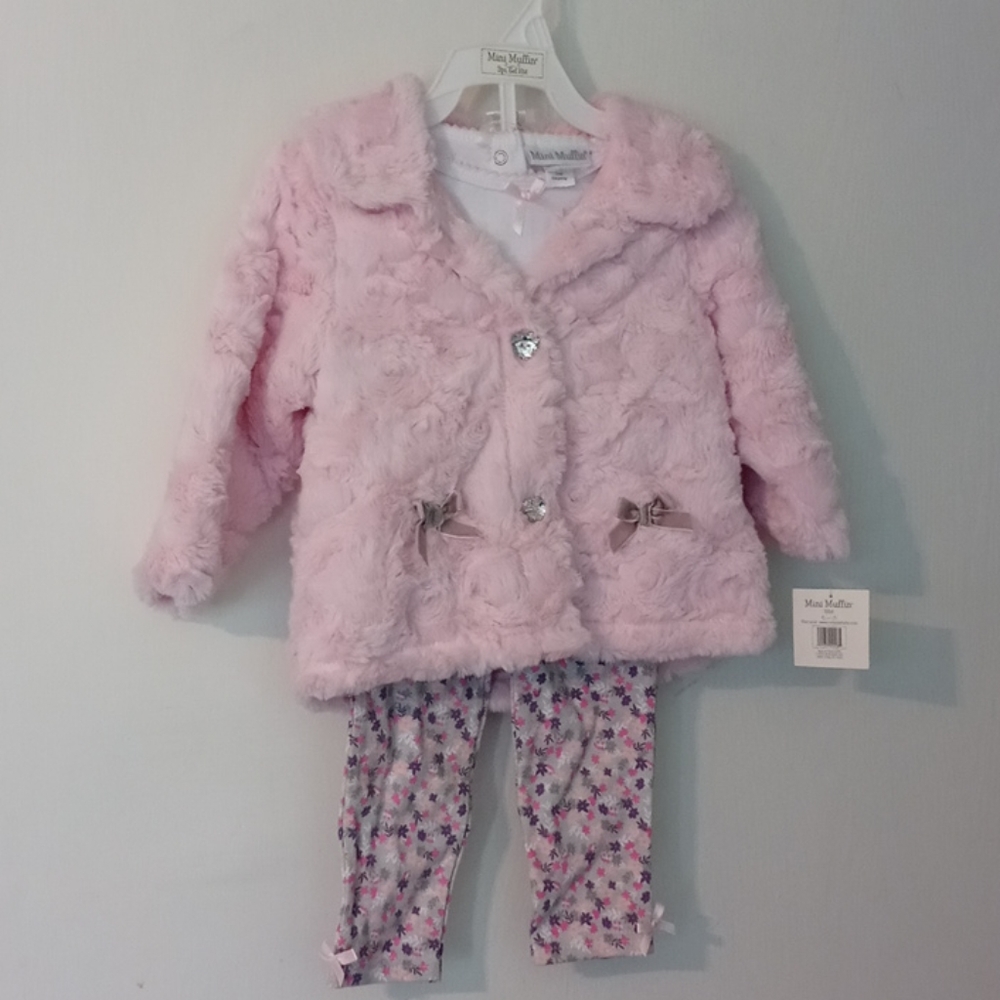 NWT Mini Muffin 3 Piece Set for Baby Girl